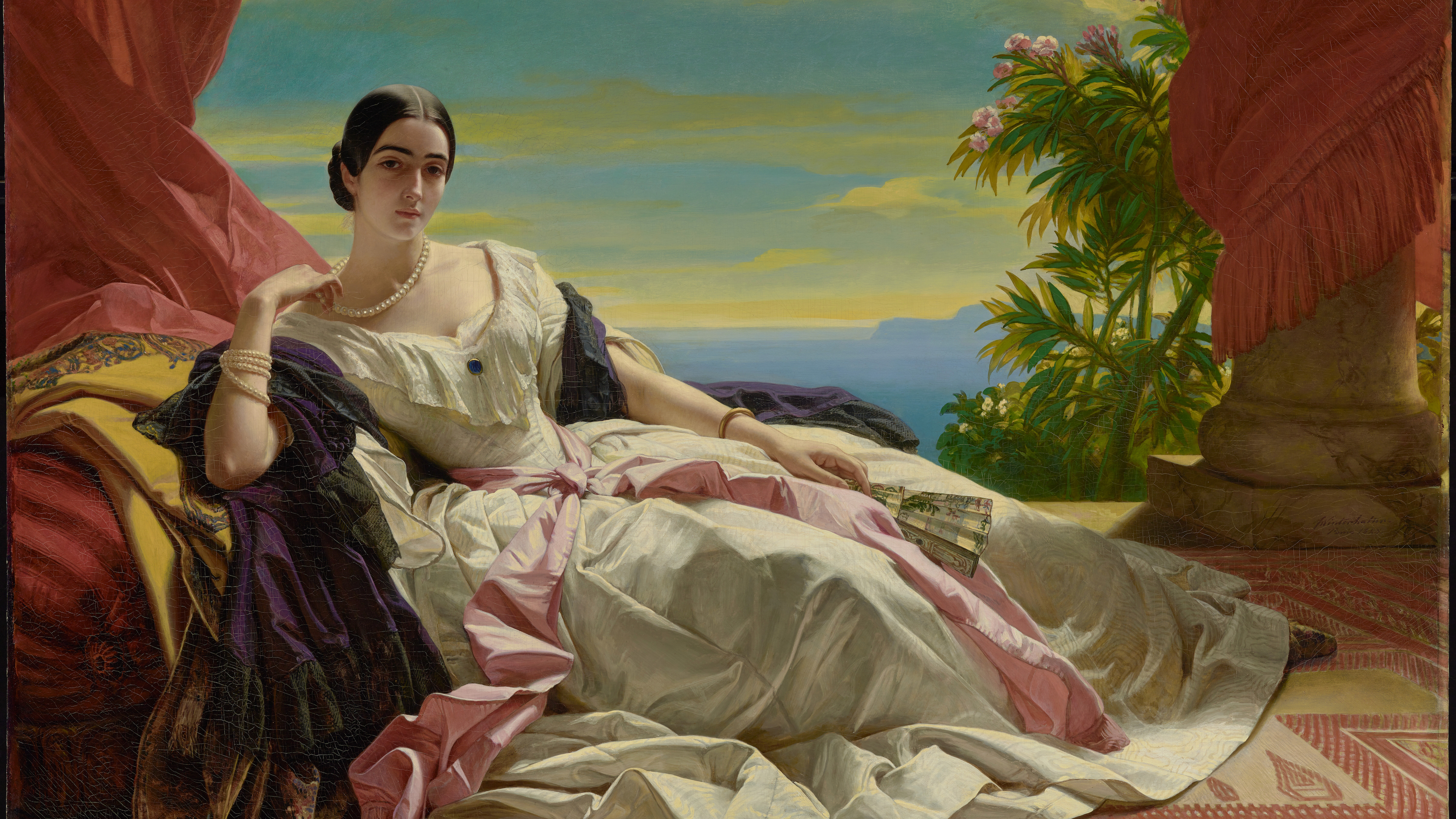 Portrait of Leonilla by Franz Xaver Winterhalter, 1843